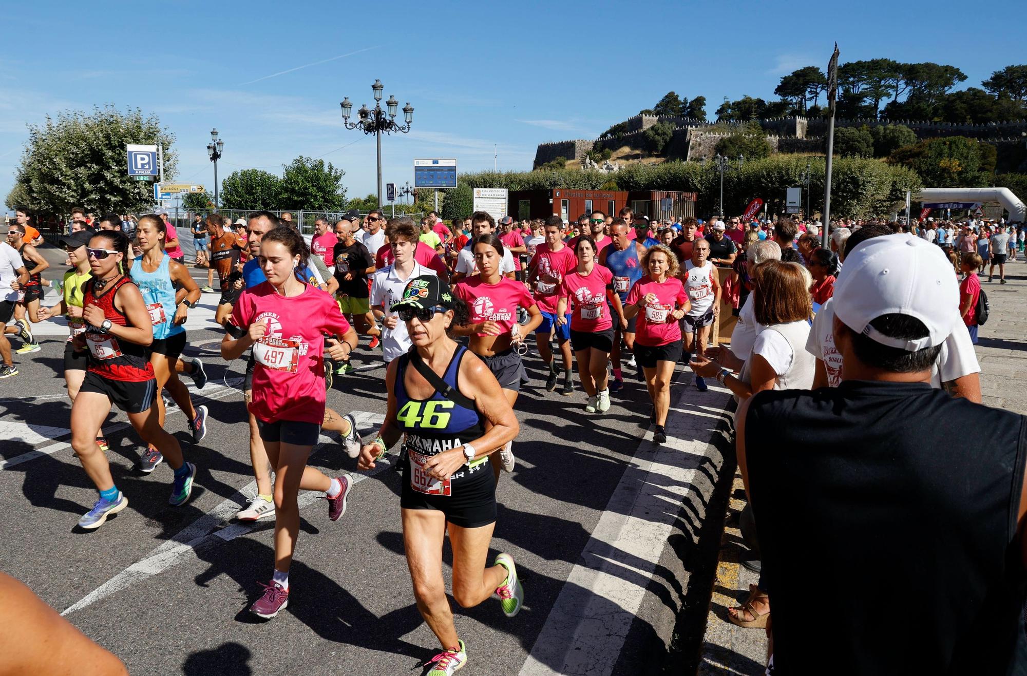 Baiona suda a ritmo de zapatilla y zumba