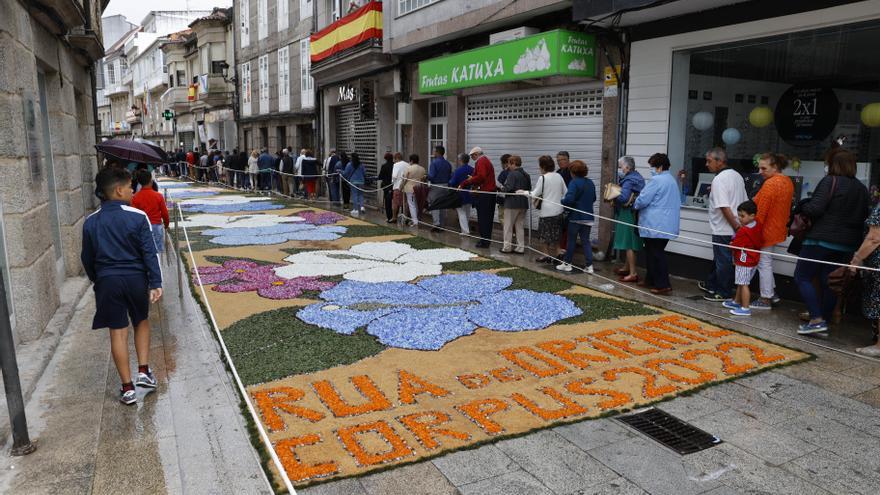 Flores, alfombras y música: fin de semana de Corpus en Ponteareas