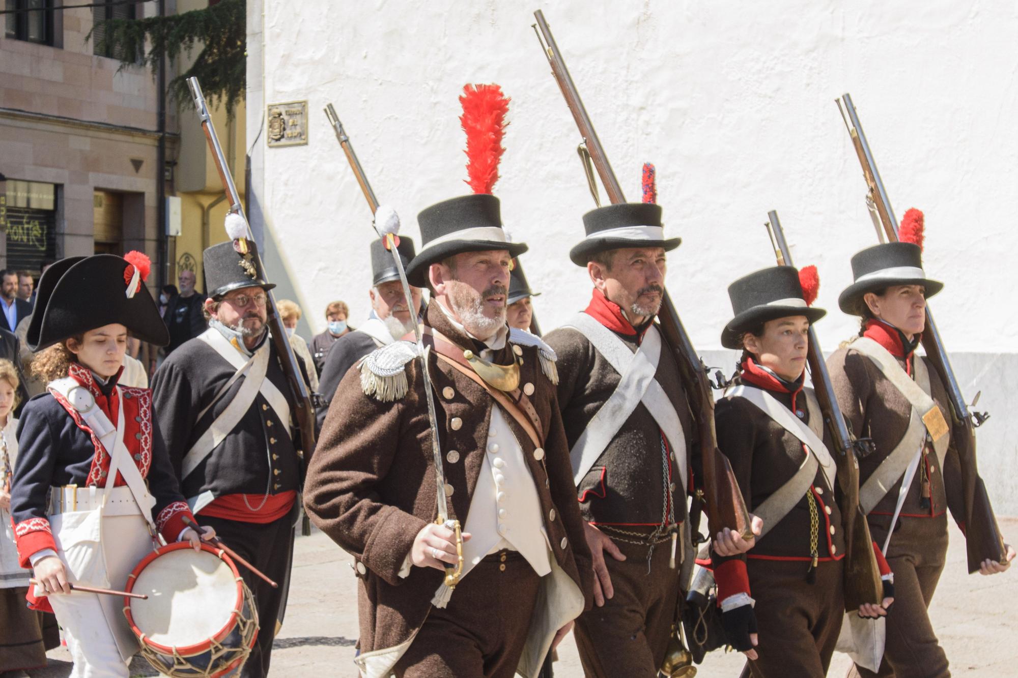 En imágenes: así fue la recreación en Oviedo de la revolución asturiana contra los franceses