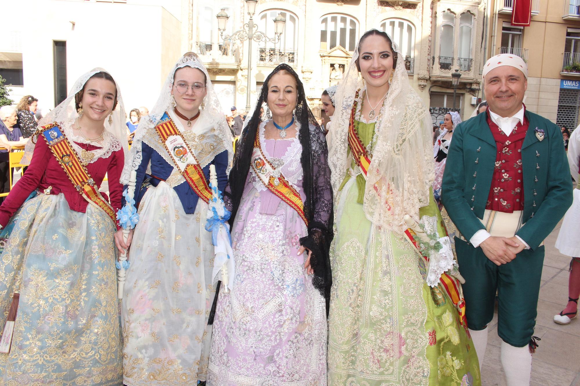 La fuerza de las Fallas en la Procesión de la Virgen (I)