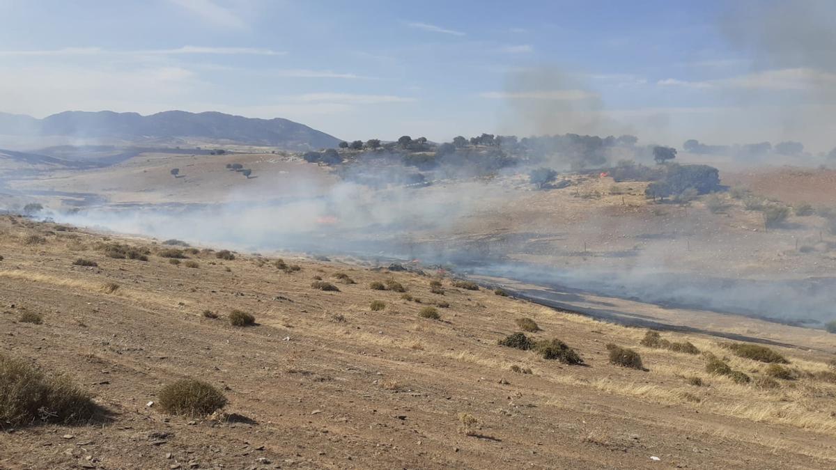 Incendio en Belalcázar.