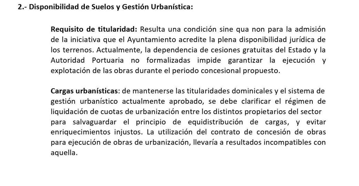 Extracto del informe de la Intervención General