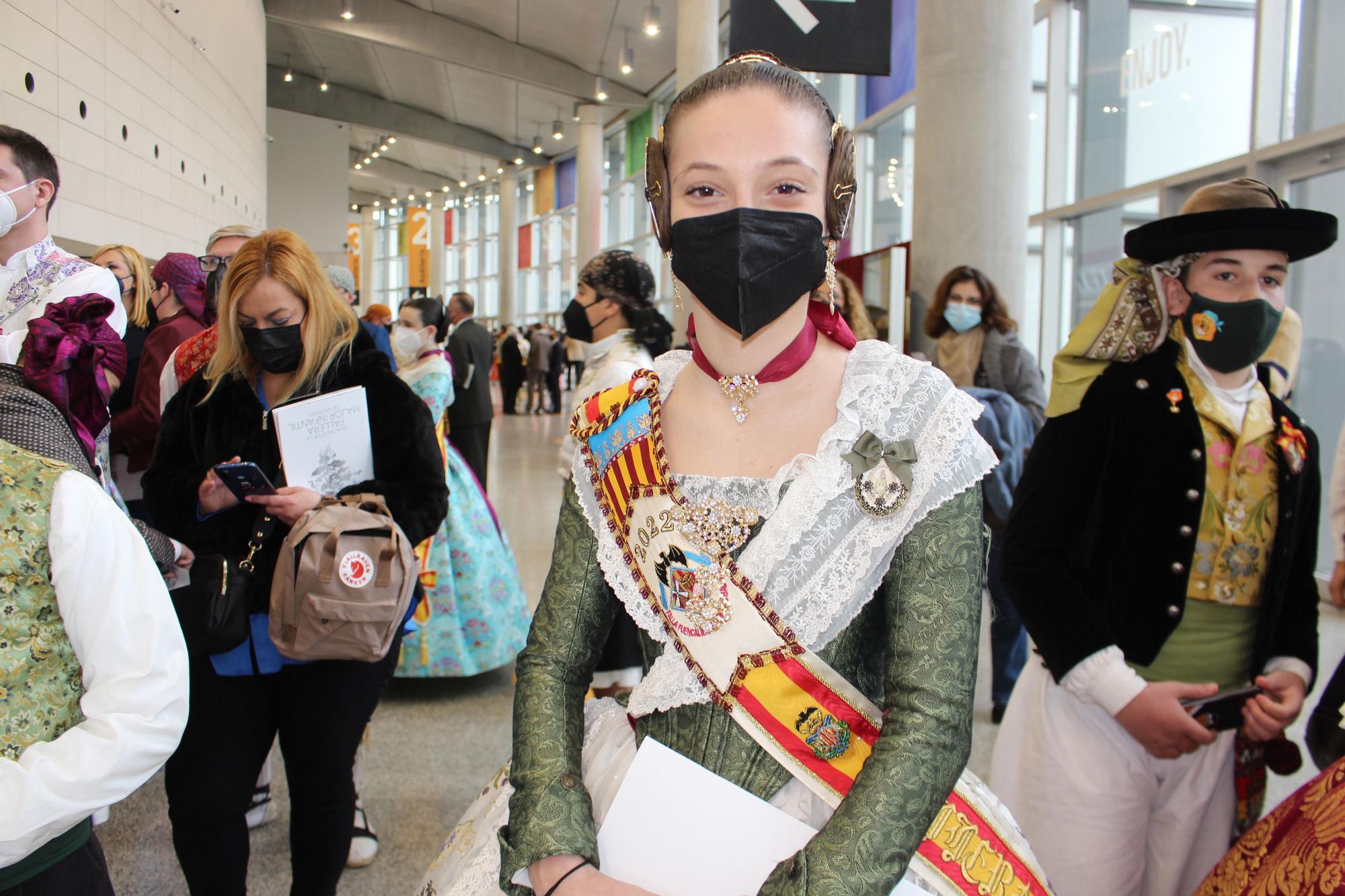 Fallas 2022. La "mini alfombra roja" de la exaltación de la fallera mayor infantil de Valencia