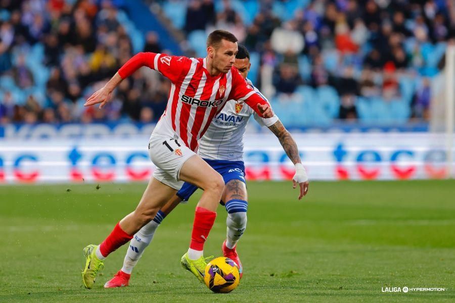 Así fue el partido entre el Sporting y el Zaragoza