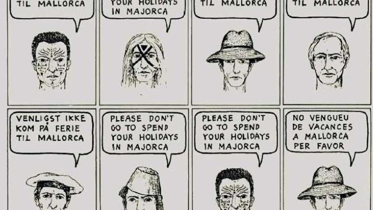 Dibujos de Andreu Terrades en la revista ‘Neón de Suro’ en la década de los 70.