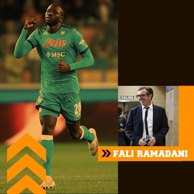 Ramadani es el representante de Koulibaly, uno de los centrales más deseados del mercado