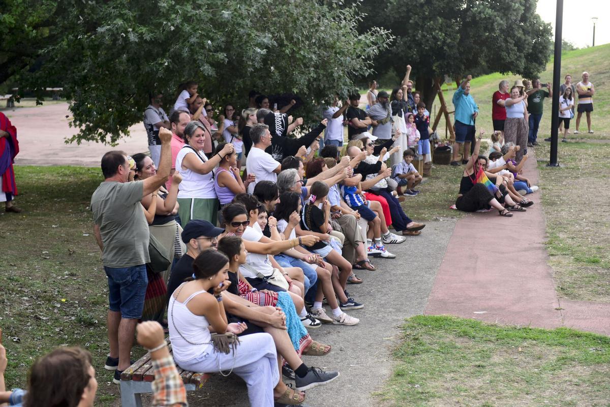 Celebración de Ave Crunia, una jornada de recreación histórica con las asociaciones Royal Green Jackets y Gallaecia Viva.