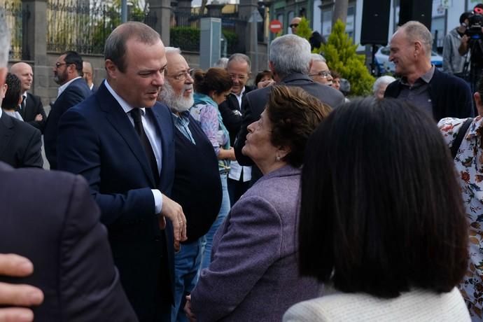 ARUCAS. Entierro de los restos encontrados en el Pozo de Tenoya.  | 24/03/2019 | Fotógrafo: José Carlos Guerra