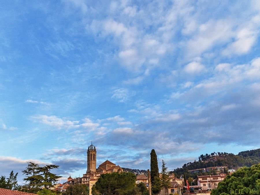 Primera hora del matí a Moià.