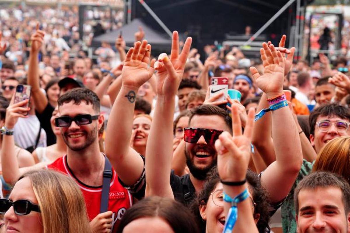 Público asistente ao festival O son do Camiño, en xuño de 2022
