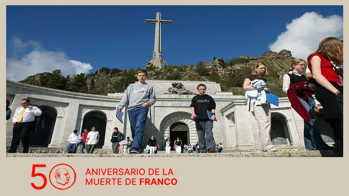 Visita escolar al valle de los caídos, a finales de los años 90.