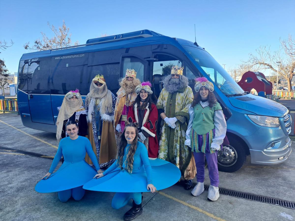 Los Magos de Oriente, en Rianxo.