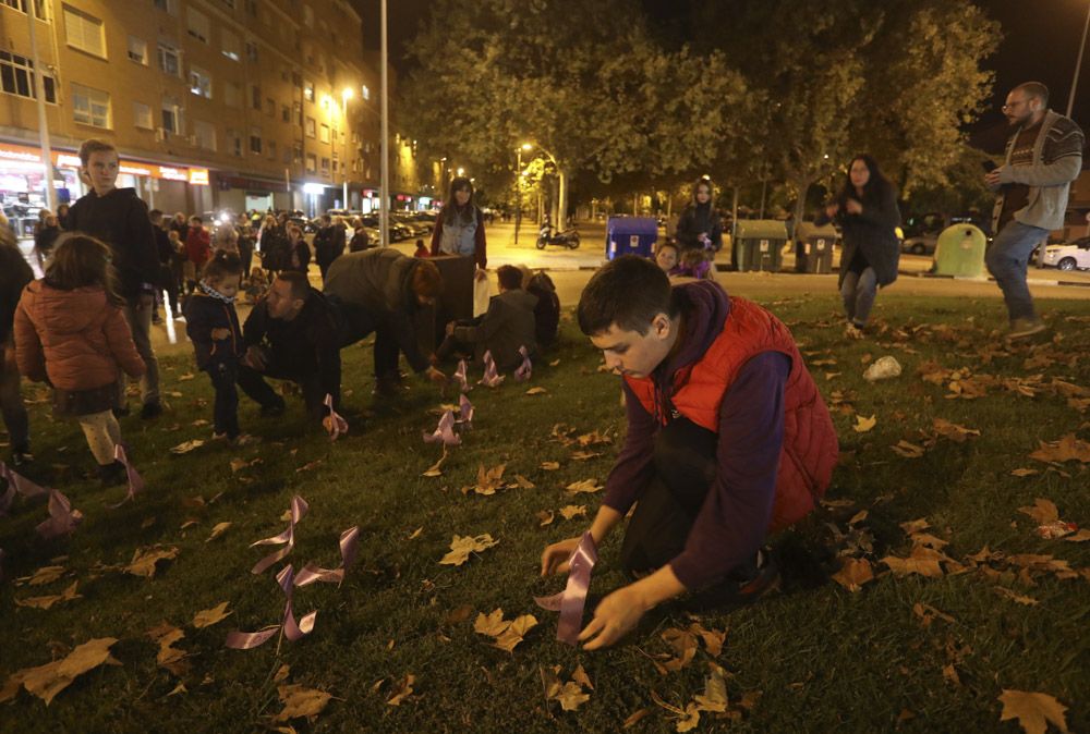 Sagunt grita contra la violencia machista el 25N