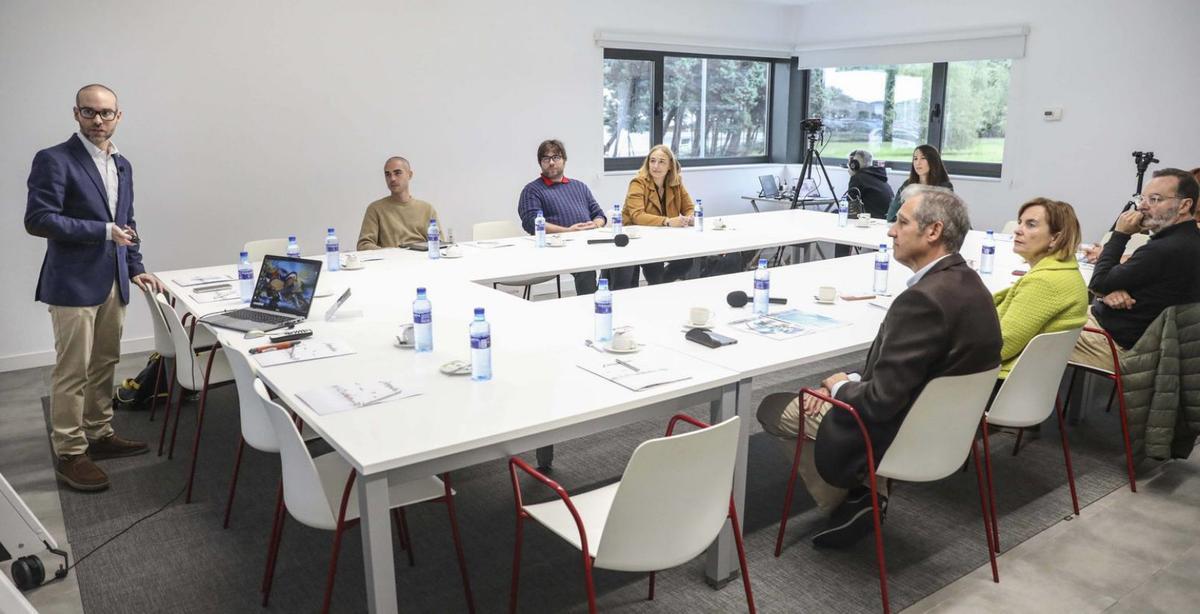 Un momento de la ponencia. | Pablo Solares