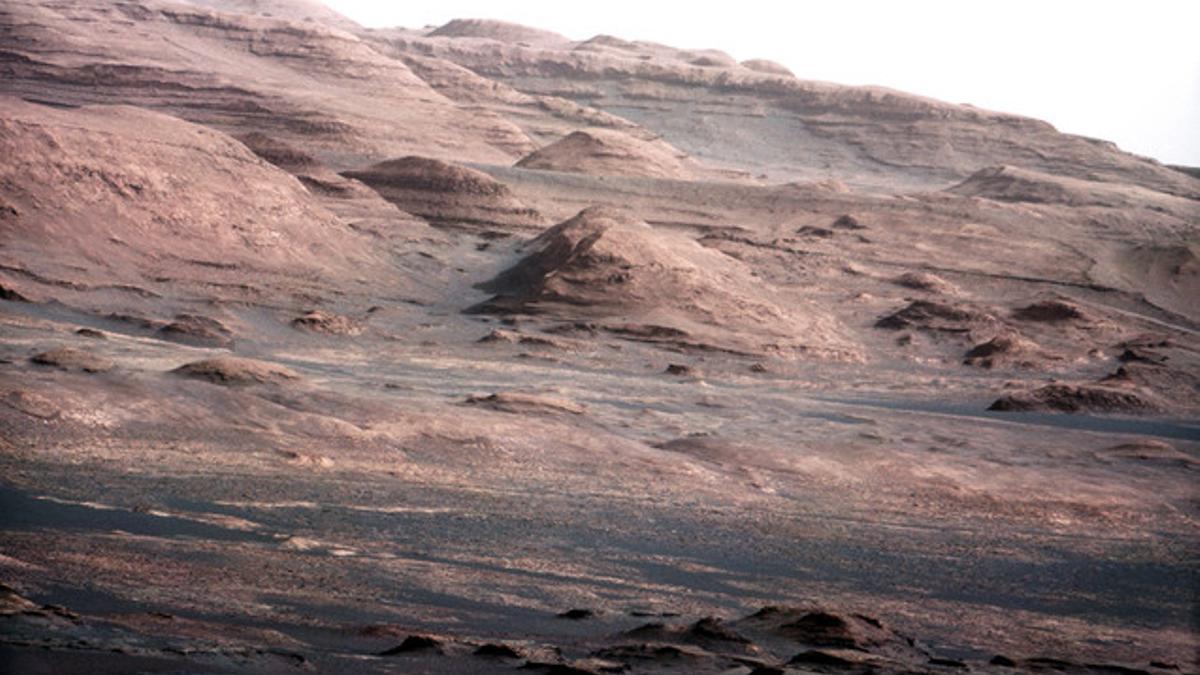 Una de las imágenes de Marte difundidas por la Nasa.