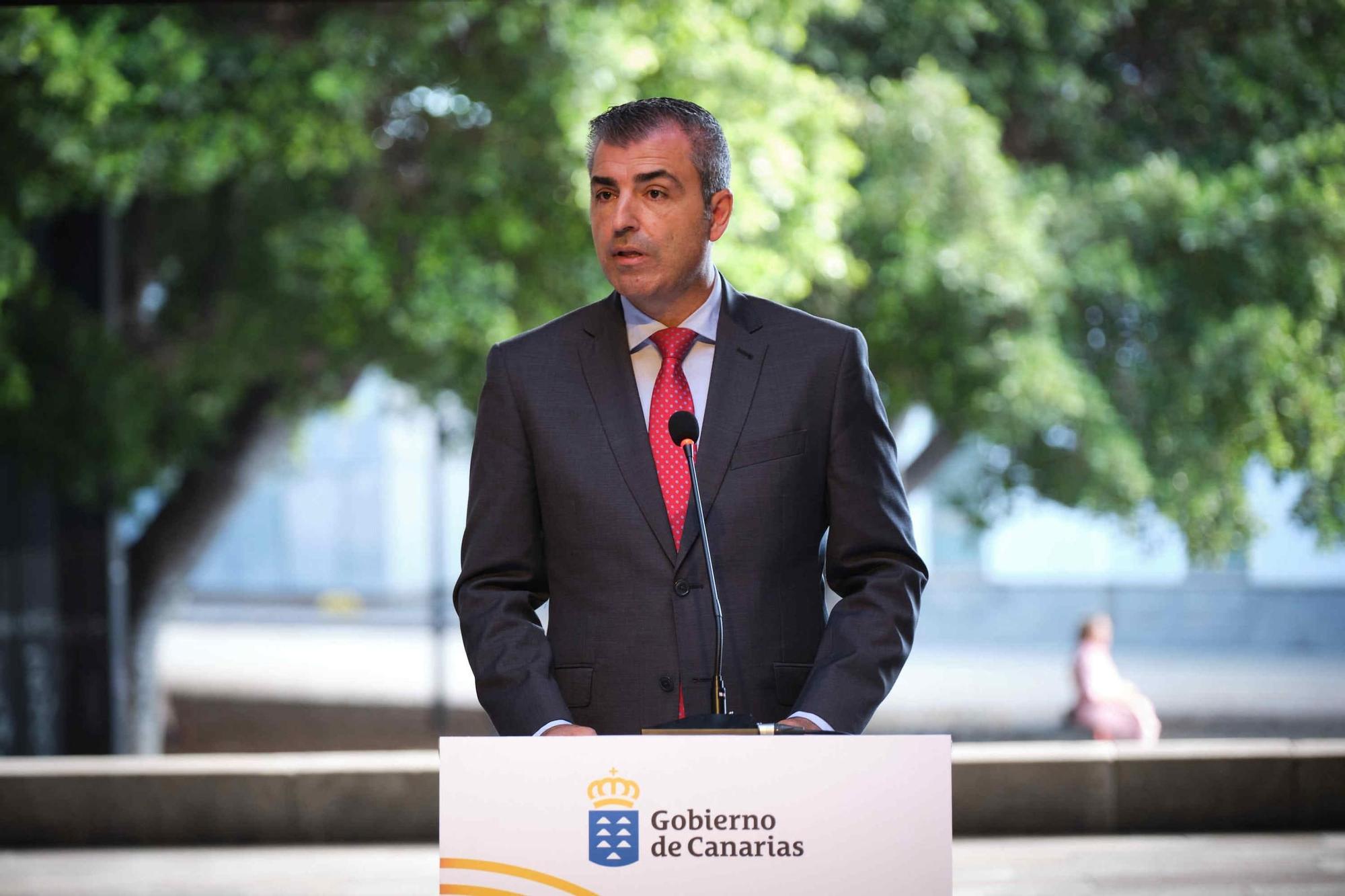 Fernando Clavijo y Manuel Domínguez hacen un balance de los primeros cien días de gobierno
