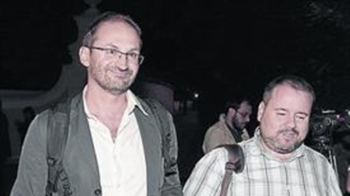 Herrera y Mena, tras la cumbre de Pedralbes, el día 13.