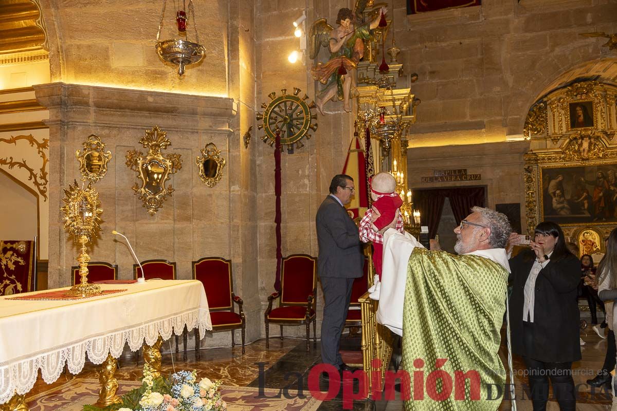 Presentación a la Vera Cruz de Caravaca de los niños nacidos en 2023