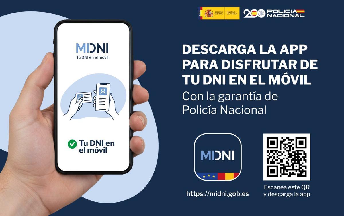 Acceso a la descarga de la APP para el MiDNI