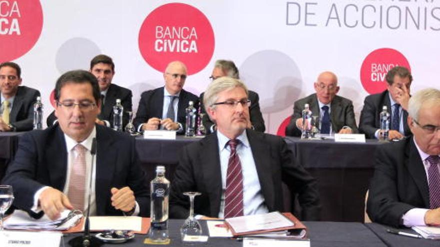 Goñi, cuando estaba al frente de Caja Navarra.