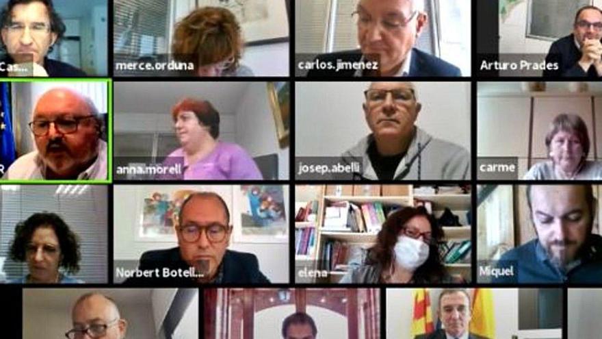 El ple extraordinari va ser telemàtic.