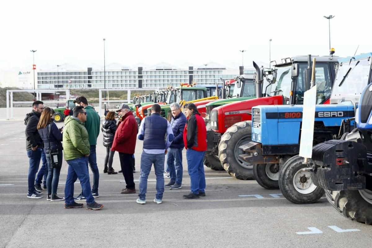 Tractorada en Zaragoza