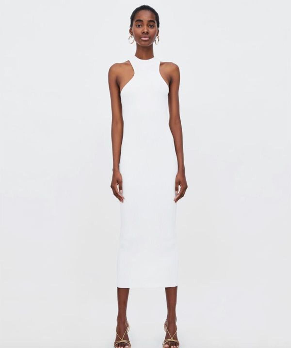 Vestido canal cut out, Zara