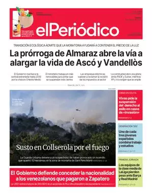 La portada de EL PERIÓDICO del 15 de agosto de 2026