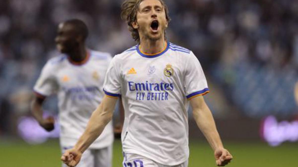 Modric celebra el seu gol | AHMED YOSRI/REUTERS