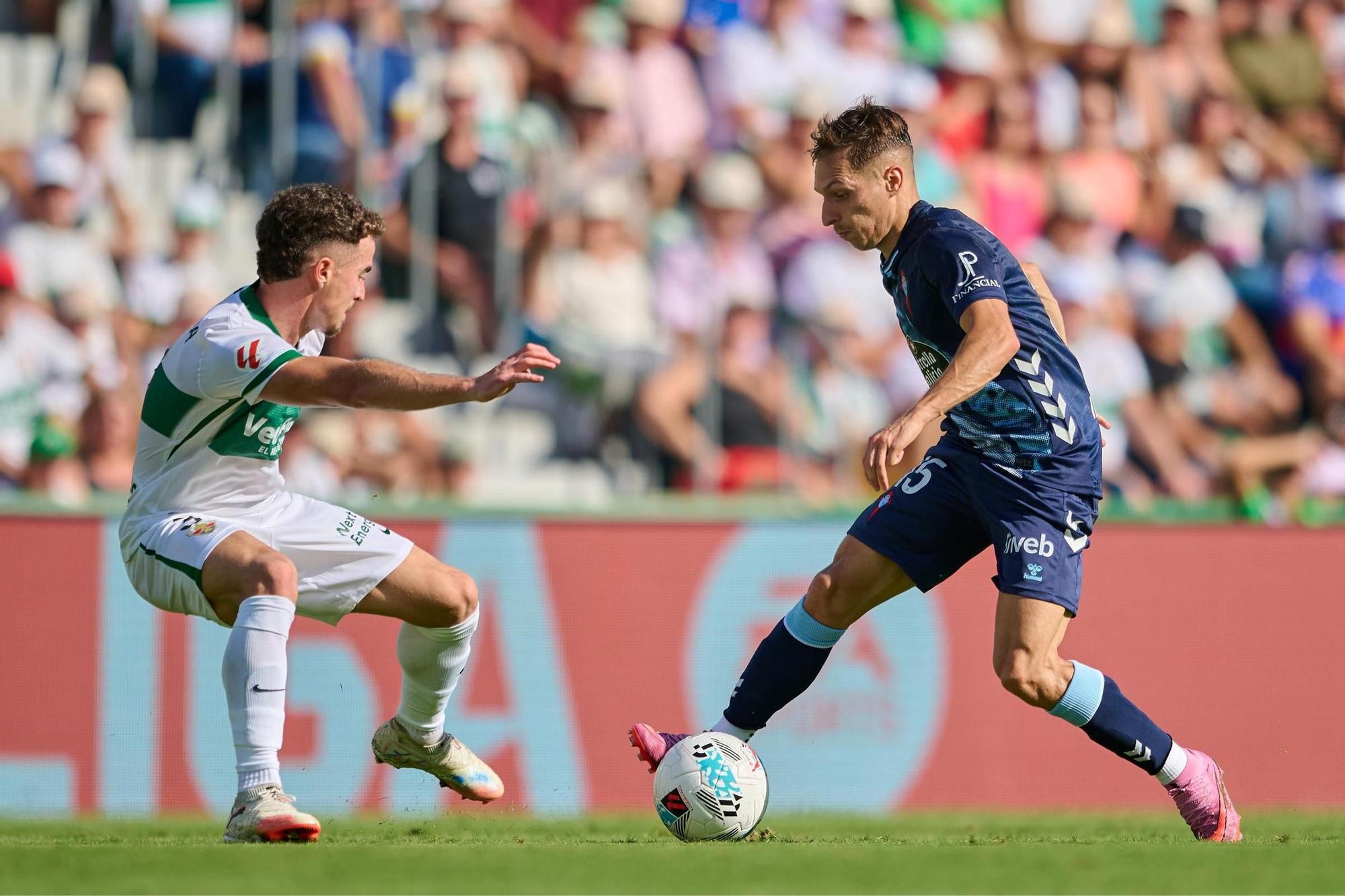 Las imágenes del Elche-Celta