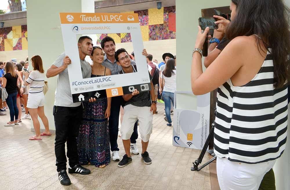 Acto de bienvenida a los estudiantes de intercambi