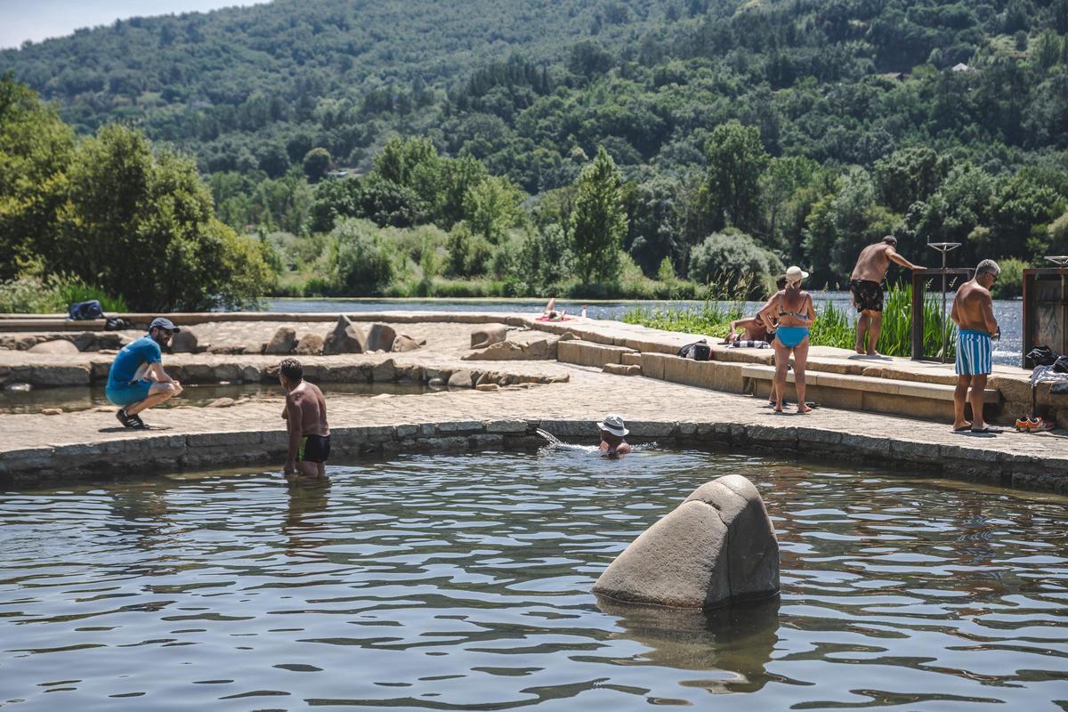 A provincia ten gran protagonismo no marco do Plan Territorial de Vilas Termais e Cascos Históricos. Na imaxe: Apertura das termas Muíño da Veiga en Ourense.