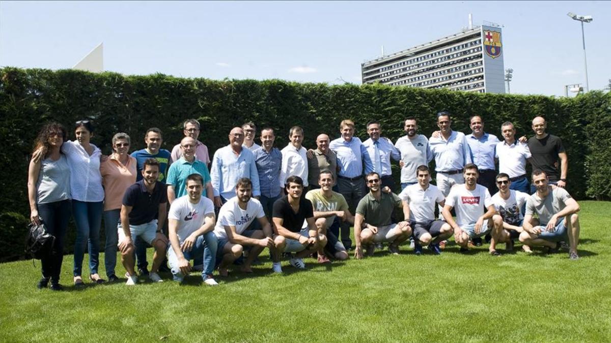 Jugadores, staff técnico y directivos despidieron la temporada con una barbacoa en la masia