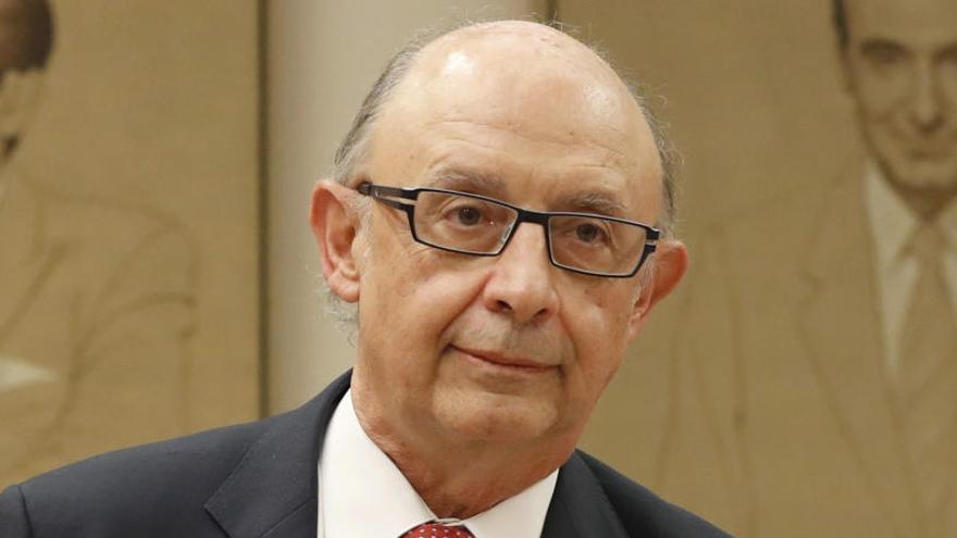 El Ministro de Hacienda, Cristóbal Montoro.