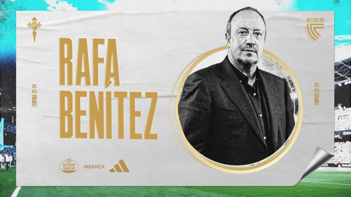 Rafa Benítez entrenará al Celta la próxima temporada