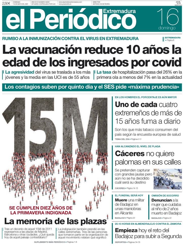 Consulta la portada correspondiente al día 16 de mayo del 2021