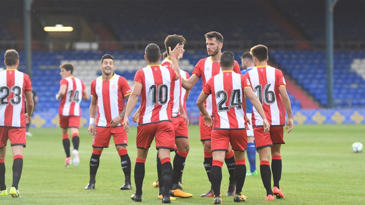 El Girona venció al Oldham por 1-2