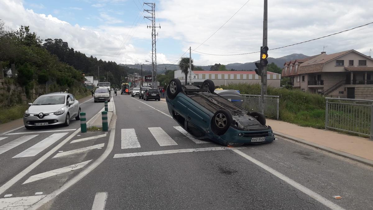 Un accidente de tráfico.