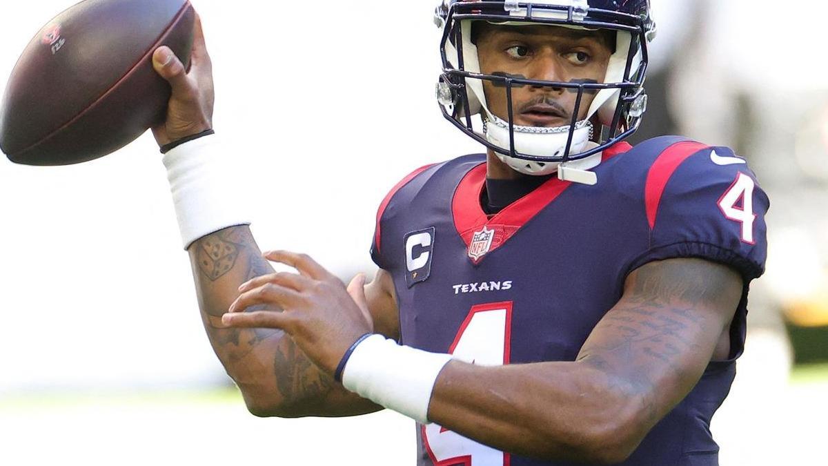 Deshaun Watson, en acción durante un partido contra los Tennessee Titans