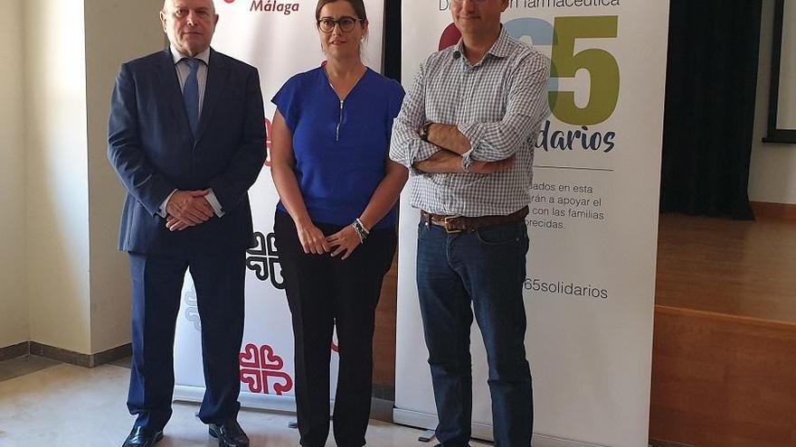 Leandro Martínez, Raquel Gil y Patricio Fuentes, en la presentación de esta primera acción de la campaña de Fedifar.