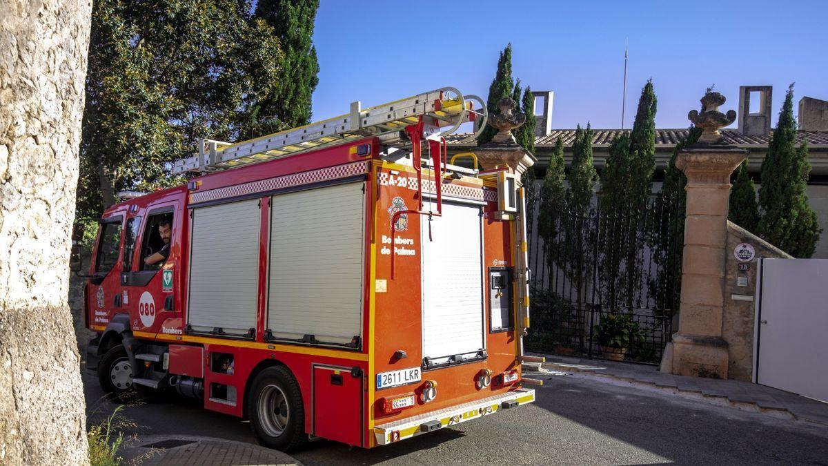 Archivfoto: Die Feuerwehr auf Mallorca im Einsatz.