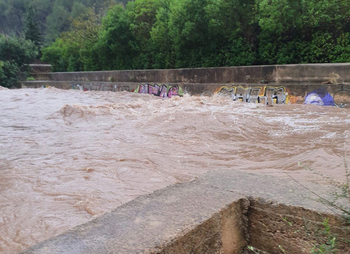 Borrasca Blas en Mallorca: Fornalutx y Sóller, entre los municipios más afectados por las fuertes precipitaciones