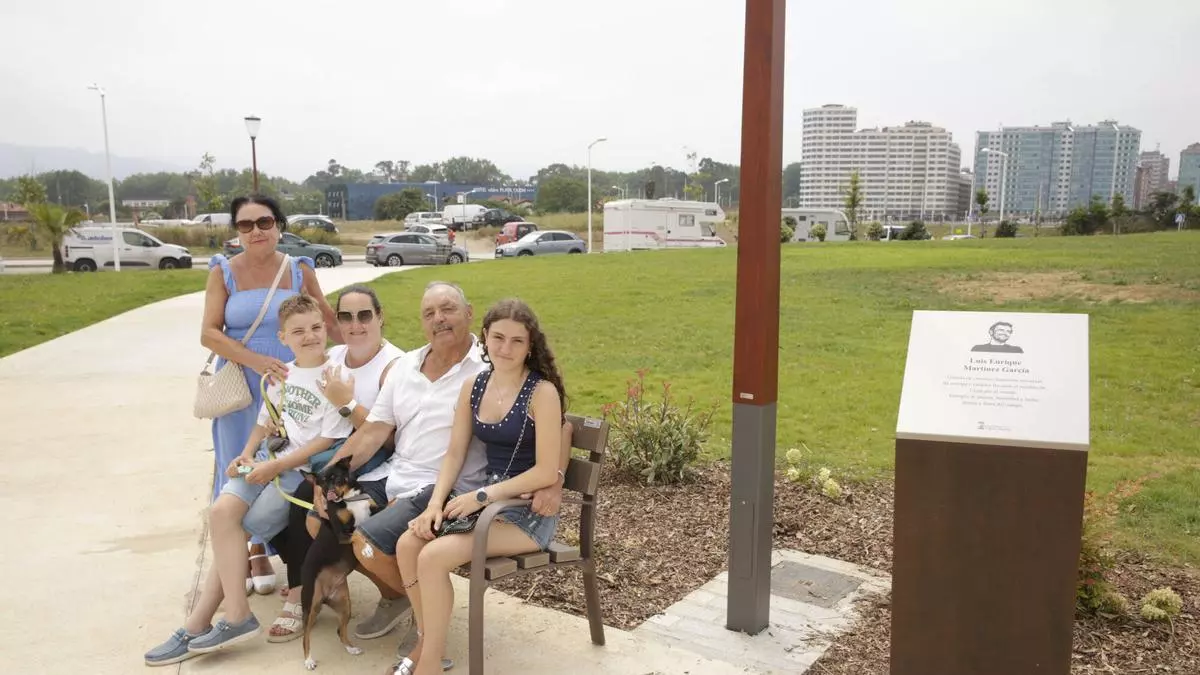 La playa verde de "Luis Enrique", en Gijón, se convierte en una zona de Champions: "Ha quedado muy guapa"