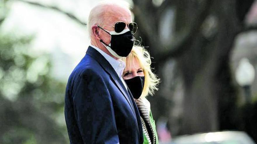 Joe Biden i la seva dona Jill, durant una visita a Texas.