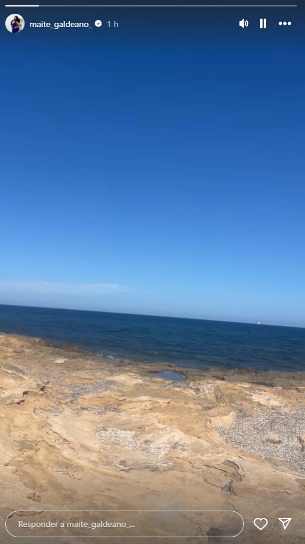 Maite Galdeano en su perfil de Instagram