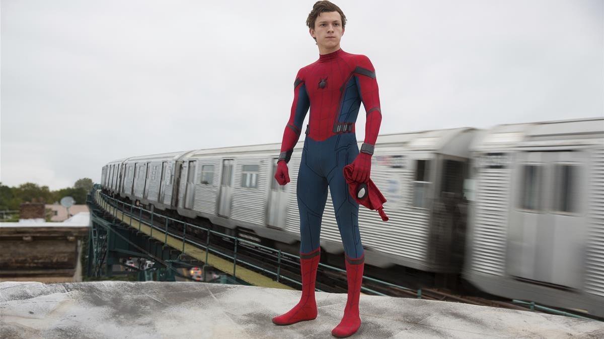 Tom Holland, en un fotograma de 'Spider-Man: Homecoming'.