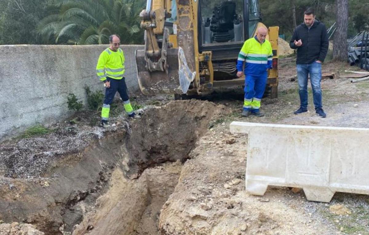 Obras de la red municipal de suministro de agua. | ASJ