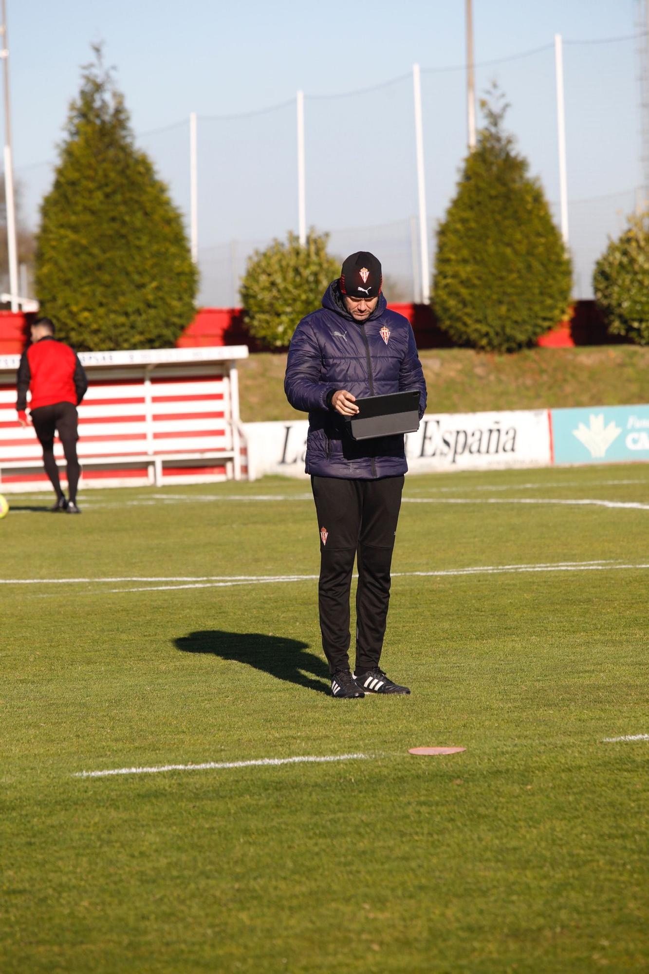 EN IMÁGENES: Así fue el entrenamiento del Sporting