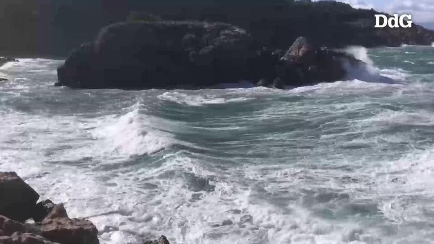 Temporal marítim a l'Escala