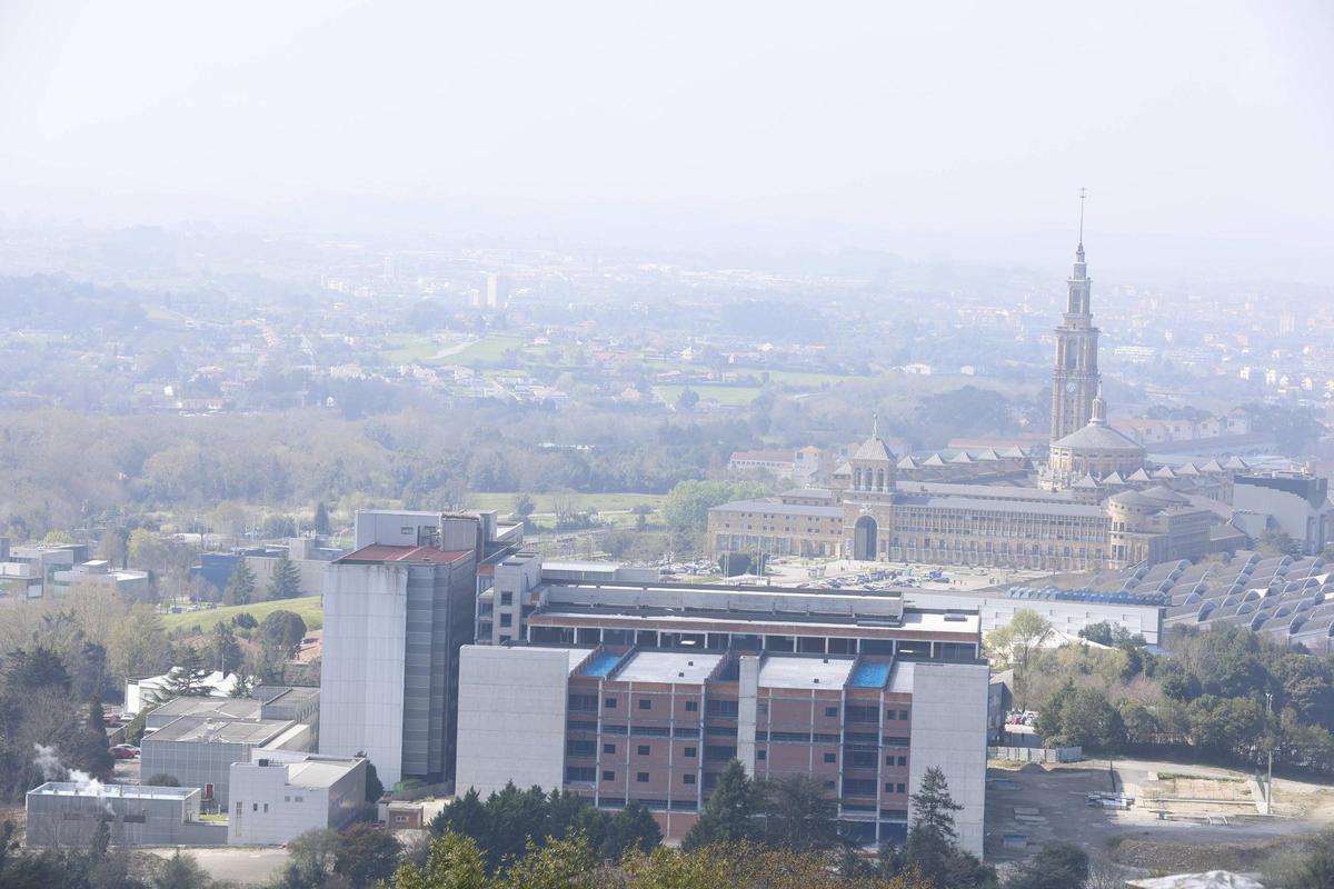 Vista del Hospital de Cabueñes.